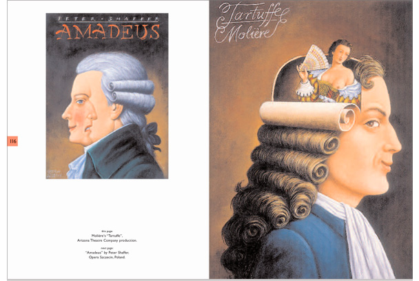 Olbinski Posters for Performing Arts book pages